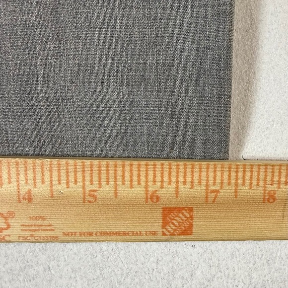 J Crew Voyage Thompson Wool Dress Pants Men's 34x26 (Actual) Gray Flat Front - Picture 10 of 10